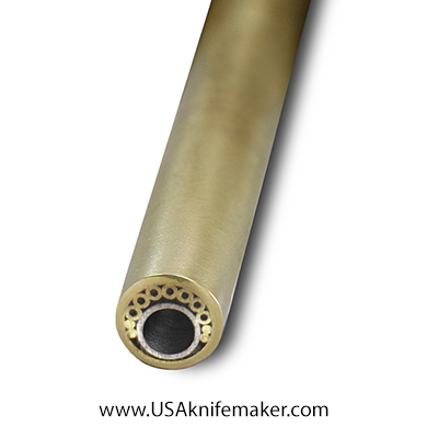 Mosaic - USA KMS Brass Lanyard Tube for Knife Handle #173- 3/8" Diameter