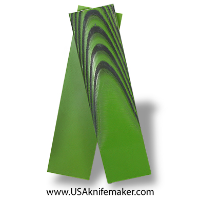 UltreX™ SureTouch™ - Black & Neon Green 3/16" - Knife Handle Material