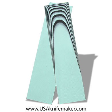 UltreX™ SureTouch™ - Black & Turquoise 1/4" - Knife Handle Material