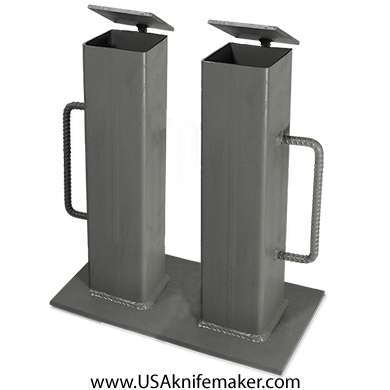 Double Vertical Quench Tank 6" x 6" x 24"H