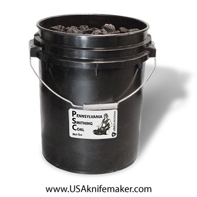 Pennsylvania Smithing Coal -  Nut Size- 5 Gallon Bucket