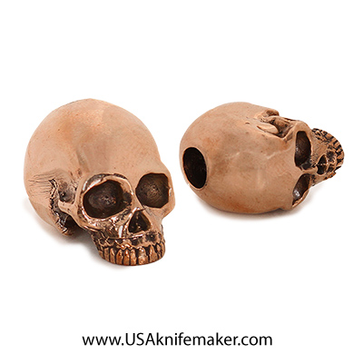 Skull - LionArmory Classic Skull Bead - Copper