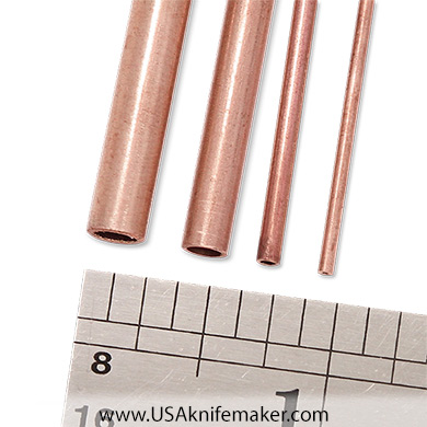 Copper Tube - for Making Mosaic Pins or Lanyard Holes