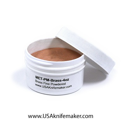 Brass Powdered Metal Fine- 350 Mesh- 4oz or 1lb