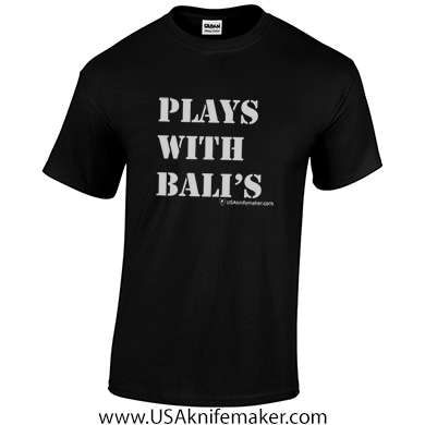 Plays with Bali's T-Shirt - Black 