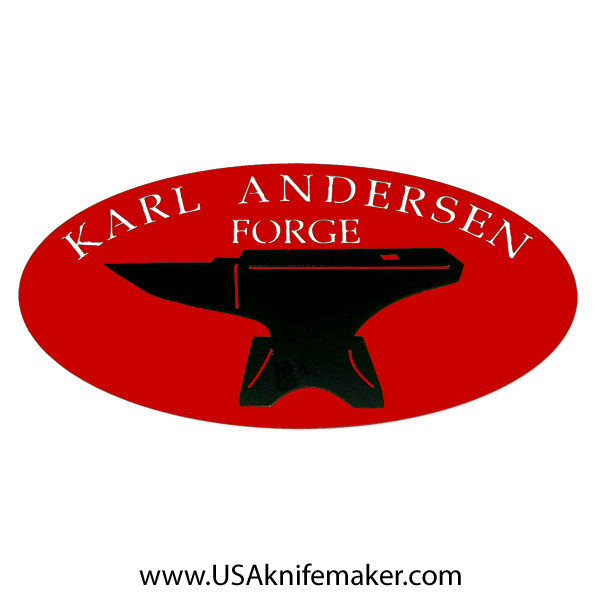 Metal Shop Sign - "YOUR NAME" Forge w/Black Anvil - *PERSONALIZED-Regal Red