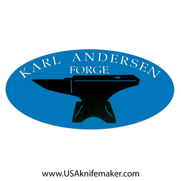 Metal Shop Sign - "YOUR NAME" Forge w/Black Anvil - *PERSONALIZED-Safety Blue