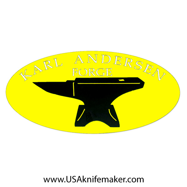 Metal Shop Sign - "YOUR NAME" Forge w/Black Anvil - *PERSONALIZED-Safety Yellow