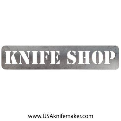 Metal Shop Sign - Knife Shop