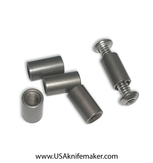 Pivot Barrel 3/16"D x .325"L threaded 4-40