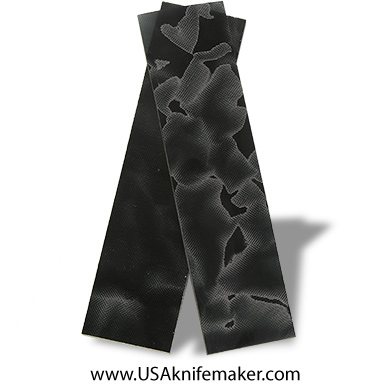 Raffir Alume Composite Black Curly 3/8" X 1.5" X 6" pair of scales