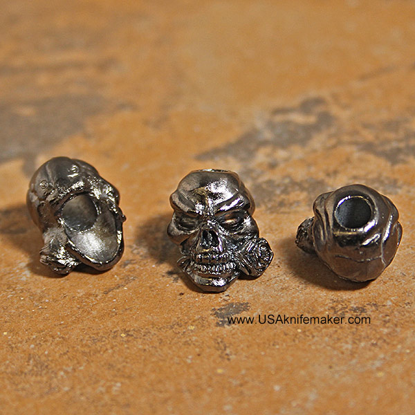 Skull - Rose Hematite Plated