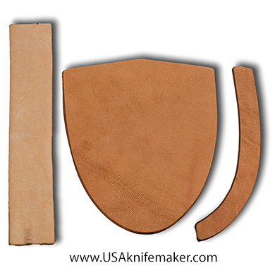 Sheath Kit #10 - Leather - for knives with blades up to 1 1/4” wide by 4" long