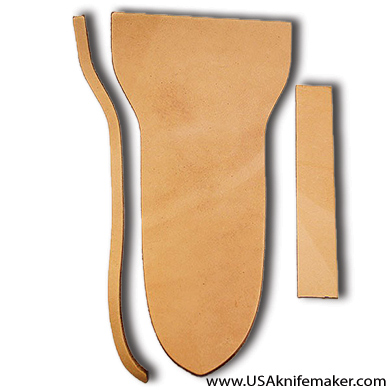 Sheath Kit #1 - Leather - for fillet knives with up to 8” blades