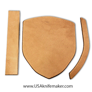 Sheath Kit #2 - Leather - for knives with blades up to 1 5/8” wide by 4 ½” long