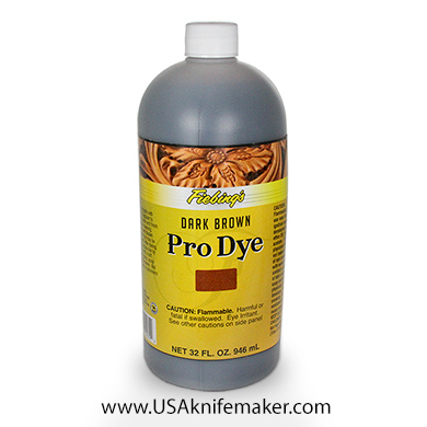 Fiebings - Pro Oil Dye - Dark Brown - Quart 