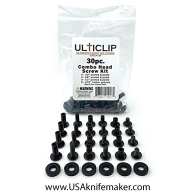 Ulticlip 30 Piece Screw Kit Ulticlip