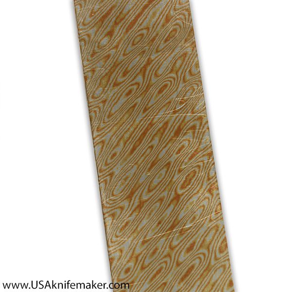 Mokume, 3 Color - Brass, Copper & Nickel/Silver, Angled ...
